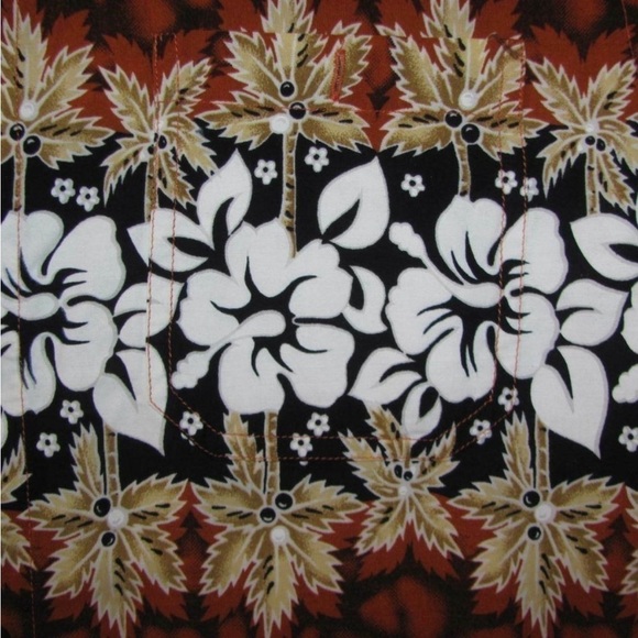 ALOHA HUT HAWAII Short Sleeve Button Down Floral Surfboard Men's Shirt Size XL - Picture 5 of 12